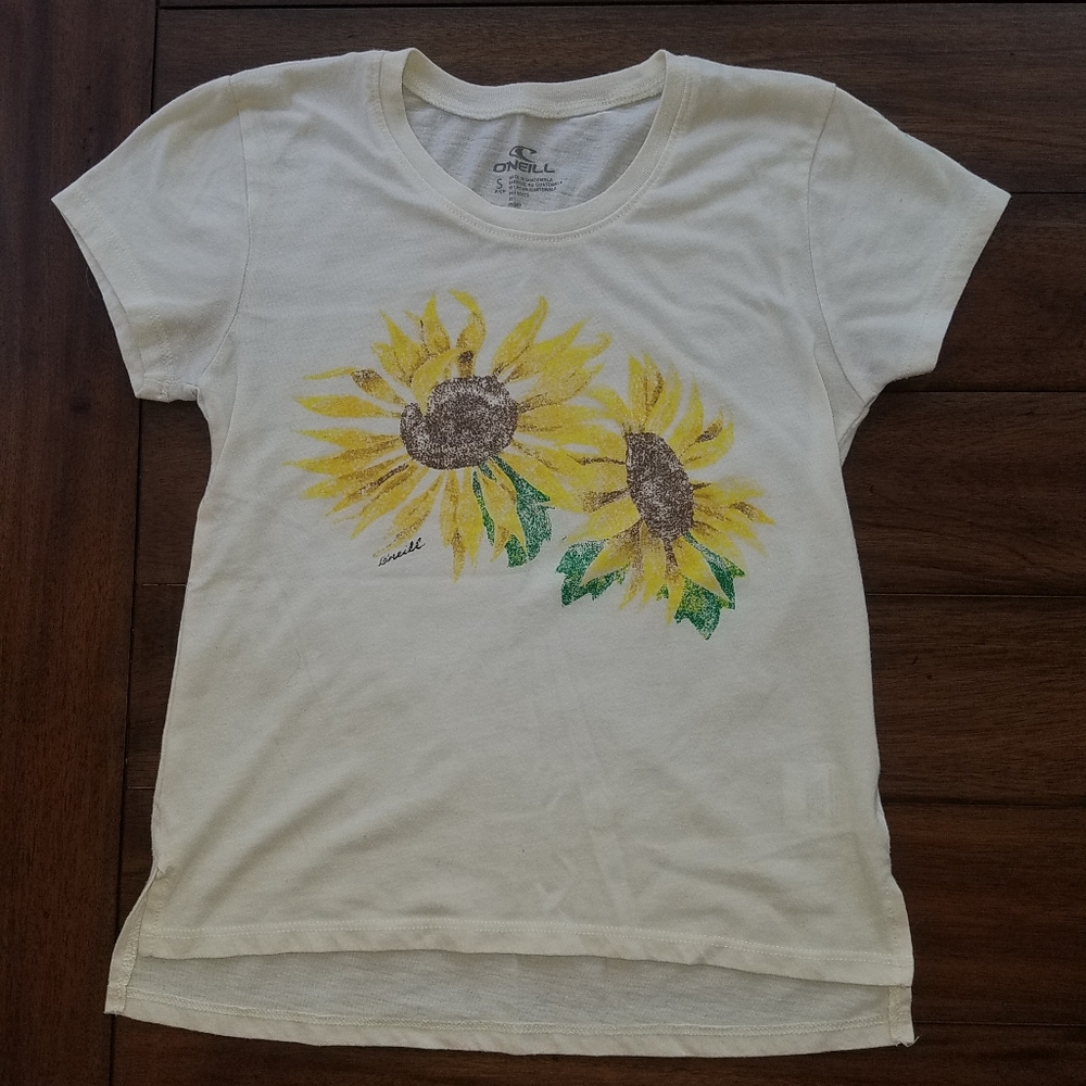 Girls O'neill Sunflower shirt